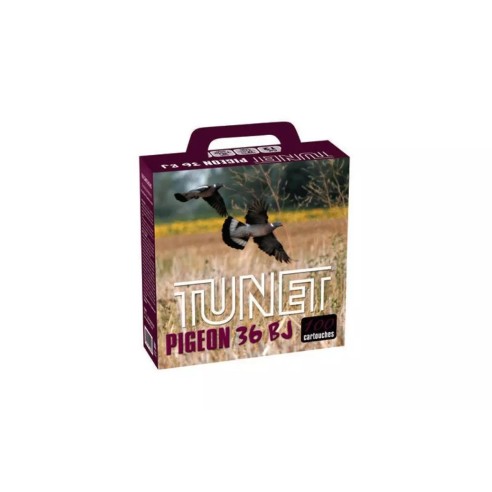 CARTOUCHE TUNET PIGEON calibre 12/70 36G  n°7.5...