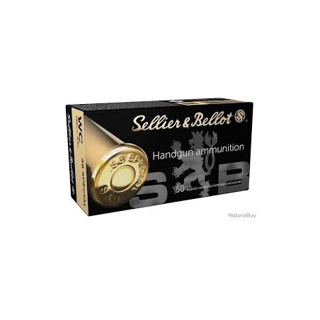CARTOUCHES SELLIER & BELLOT calibre 357 magnum sp 158grs 10.25g x50