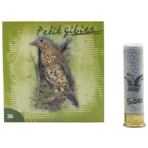 CARTOUCHE JOCKER calibre 12MM 10g BG n°6 x25