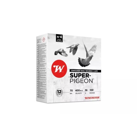 CARTOUCHES WINCHESTER SUPER PIGEON calibre 12/70 36g BJ...