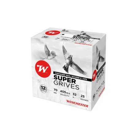 CARTOUCHE WINCHESTER SPECIAL FIBRE calibre 12/70 32g Bj...