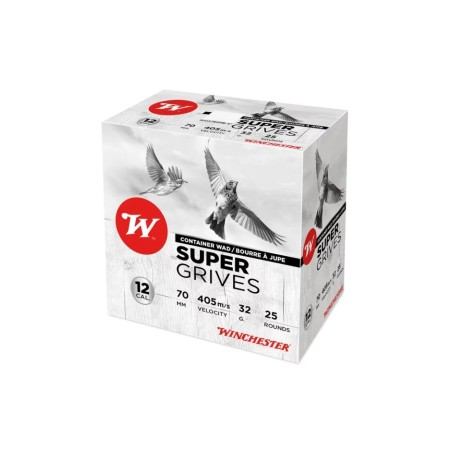 CARTOUCHE WINCHESTER SPECIAL FIBRE calibre 12/70 32g Bj n°10 x25