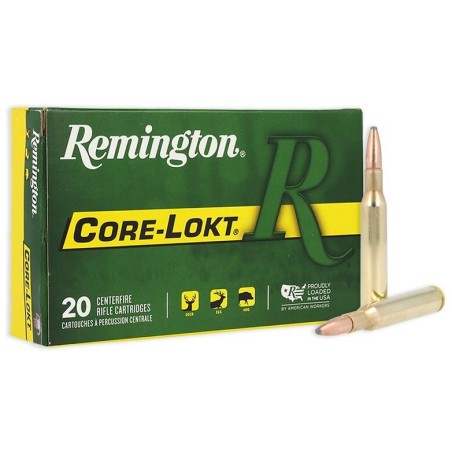 Cartouche REMINGTON calibre 270WIN 150grs x20